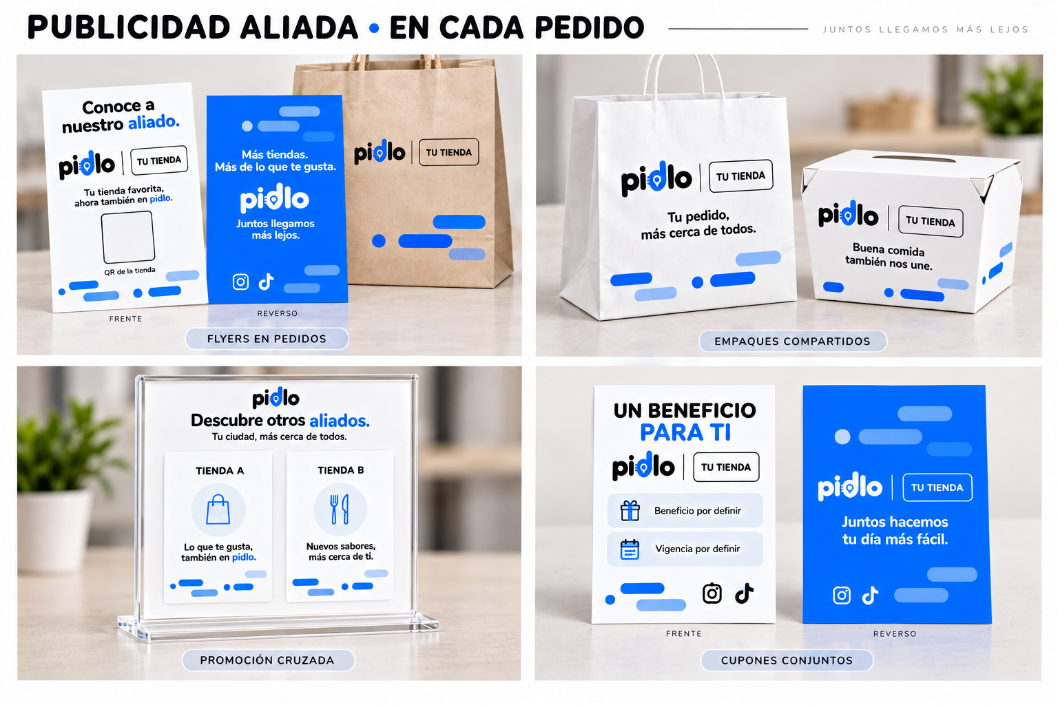 Publicidad aliada en cada pedido