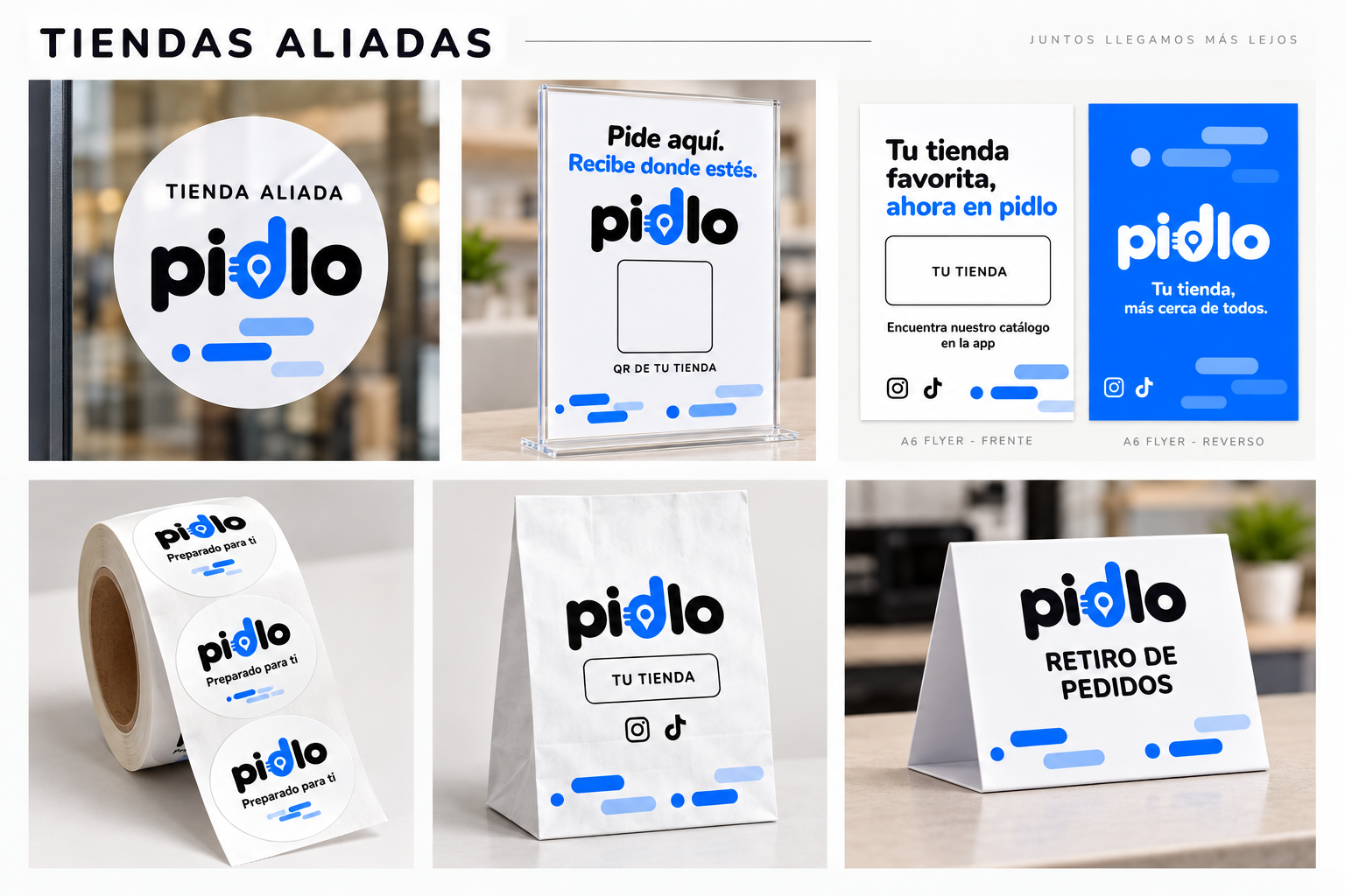 Kit de materiales para tiendas aliadas